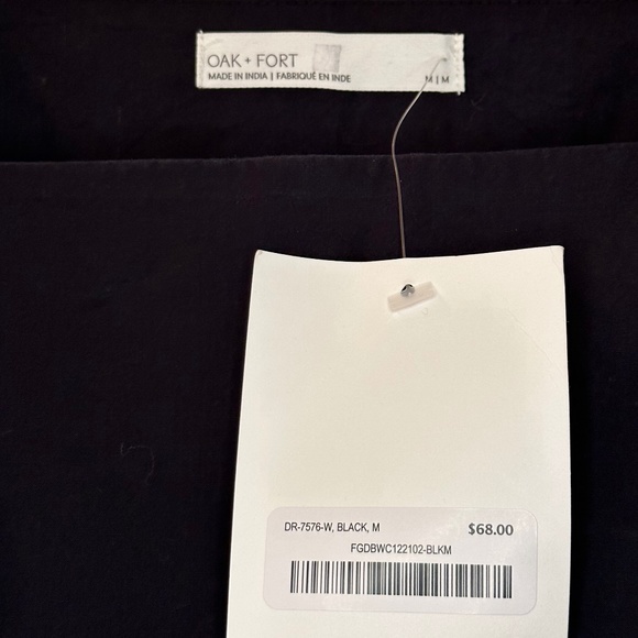 Oak and fort cute mini black dress size medium - Picture 4 of 6